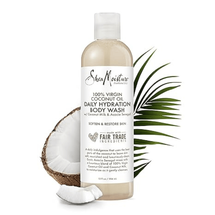 Shea Moisture - 100% Virgin Coconut Oil - Gel douche "daily hydratation Body Wash" - 384ml - Shea Moisture - Ethni Beauty Market