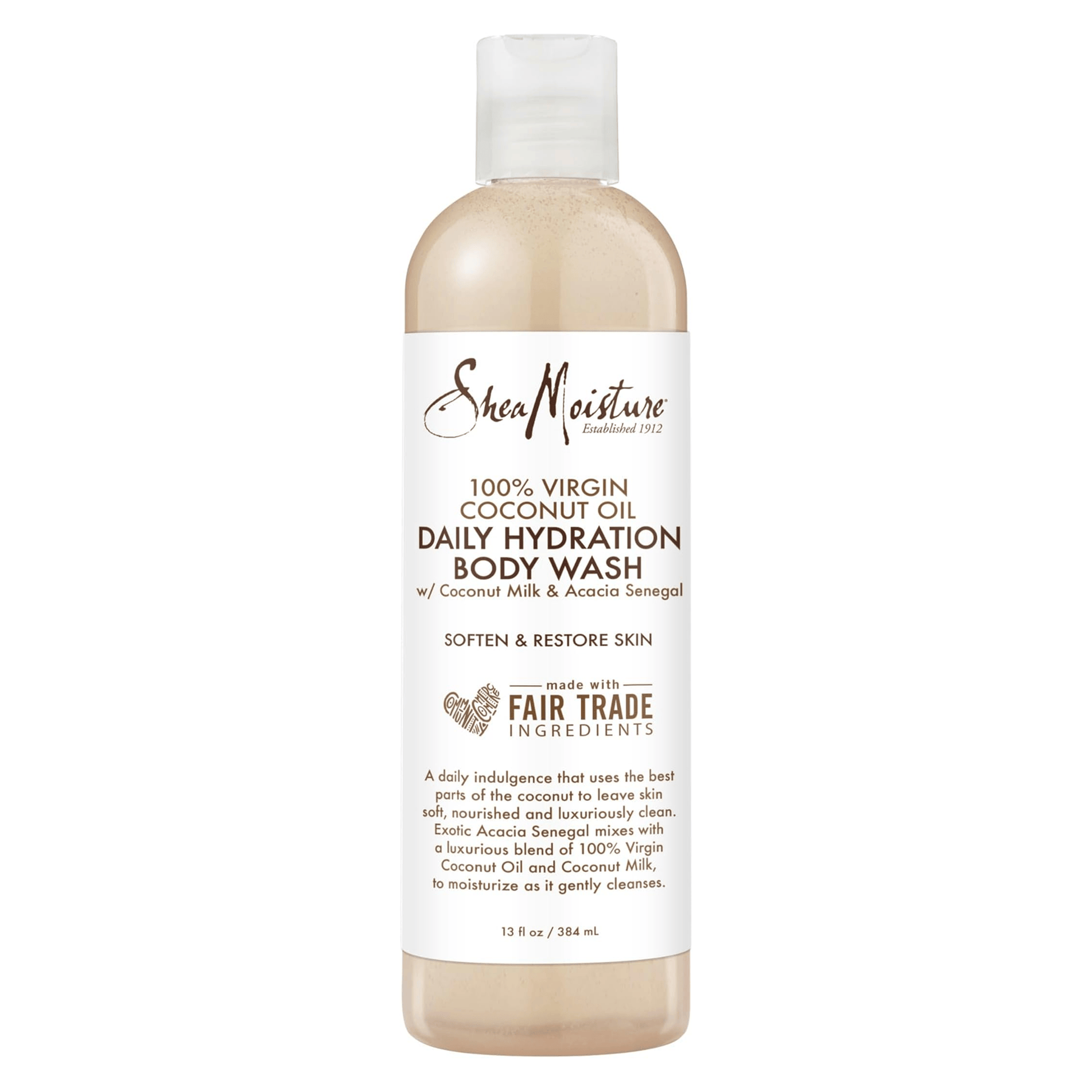 Shea Moisture - 100% Virgin Coconut Oil - Gel douche "daily hydratation Body Wash" - 384ml - Shea Moisture - Ethni Beauty Market