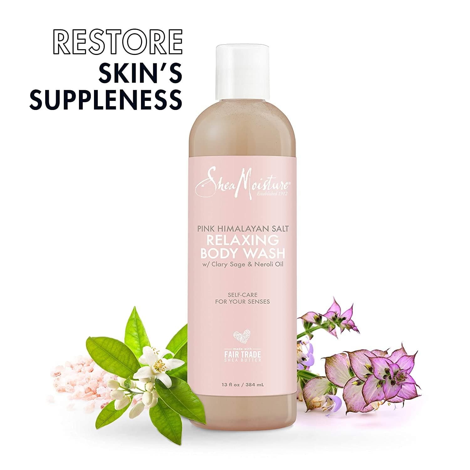 Shea Moisture - Nettoyant pour le corps au Sel rose de l'Himalaya 13oz - 384ml - Shea Moisture - Ethni Beauty Market