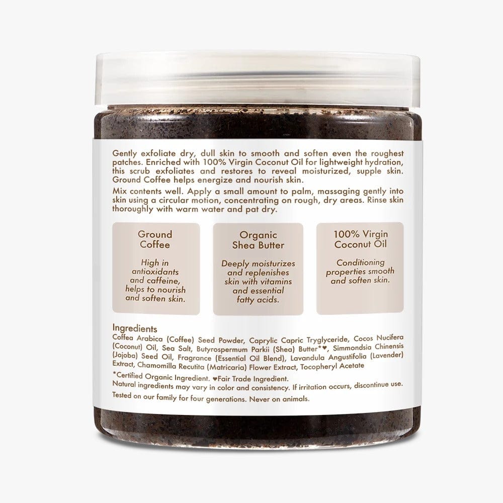 Shea Moisture - 100% Gommage au Café moulu & à l'huile de Coco vierge 340gr - Shea Moisture - Ethni Beauty Market