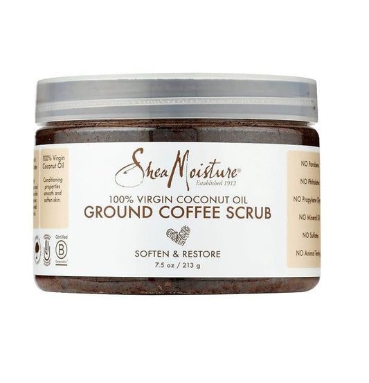 Shea Moisture - Body Scrub 100% Coconut Oil And Ground Coffee 213G - Shea Moisture - Ethni Beauty Market