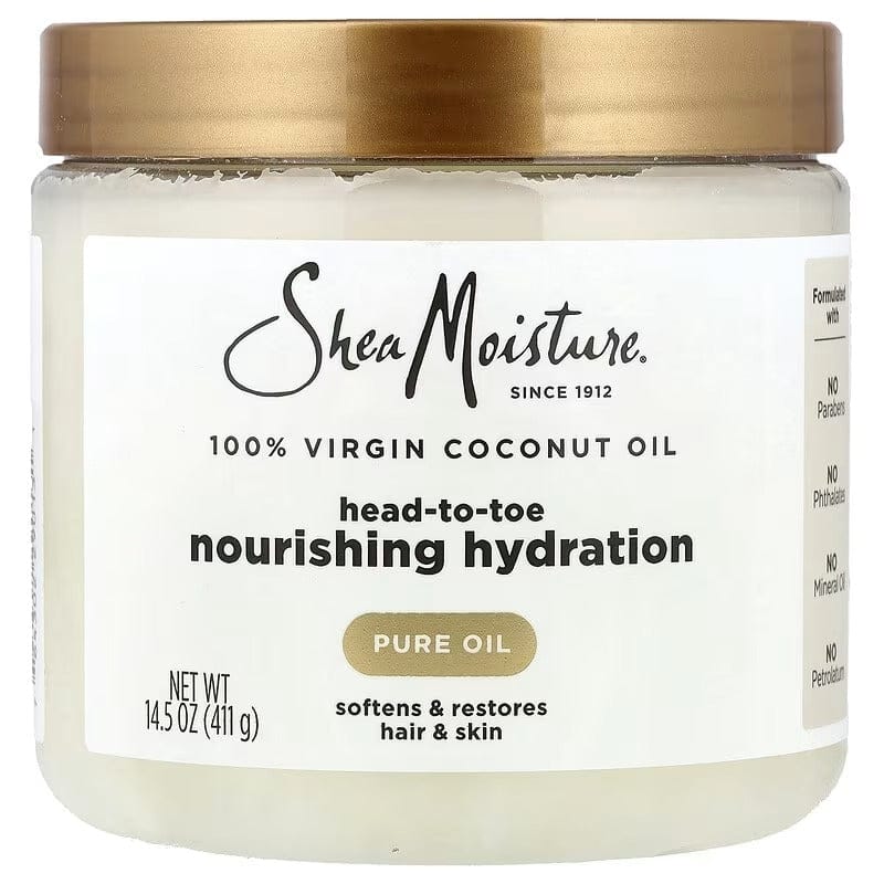Shea Moisture - Head-To-Toe Coconut Oil Nourishing Hydration - 100% Huile De Coco Vierge - plusieurs contenances - Shea Moisture - Ethni Beauty Market