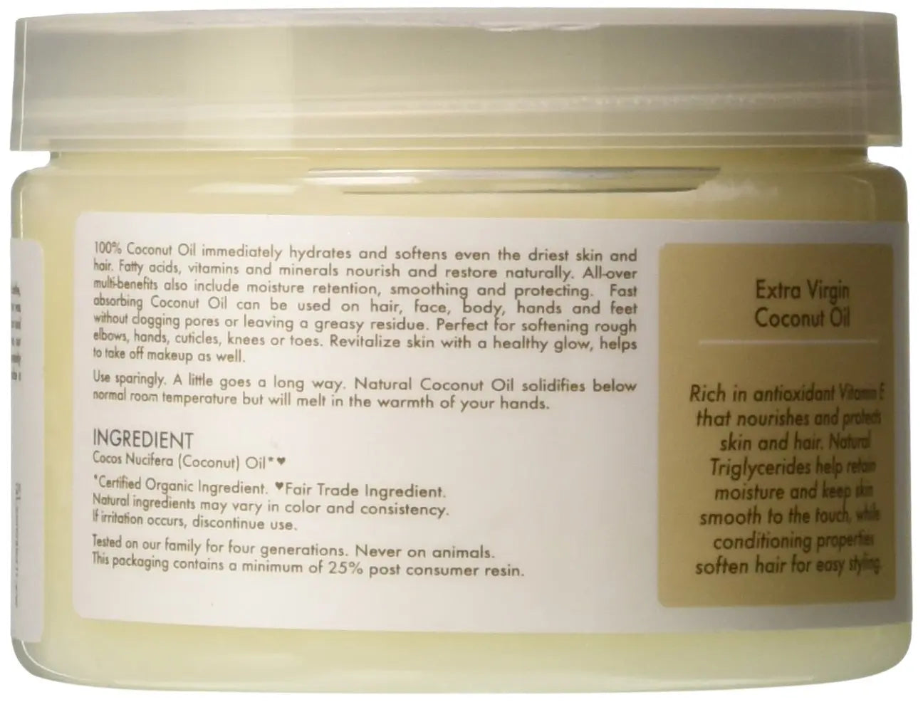 Shea Moisture - Head-To-Toe Coconut Oil Nourishing Hydration - 100% Huile De Coco Vierge - plusieurs contenances - Shea Moisture - Ethni Beauty Market