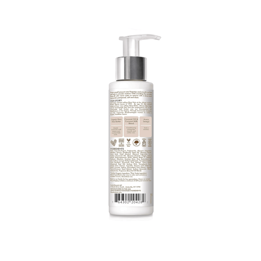 Shea Moisture - 100% Virgin Coconut Oil - Lait nettoyant visage "Daily Hydration" - 118ml - Shea Moisture - Ethni Beauty Market