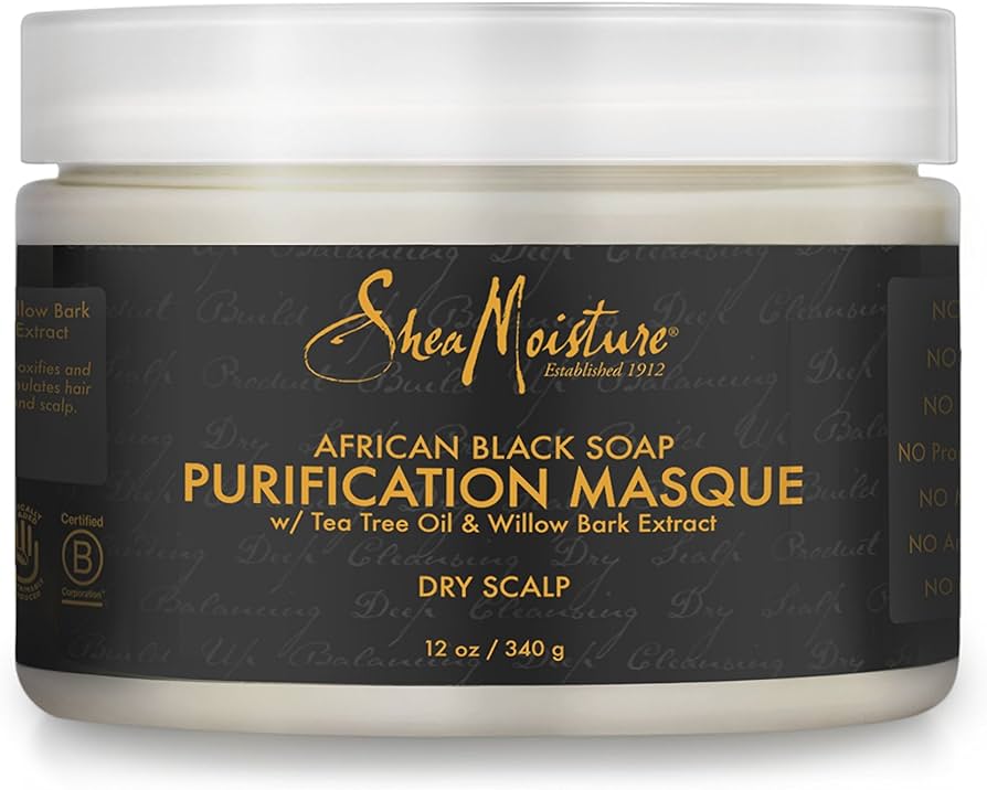Shea Moisture - Masque Purification Au Savon Noir D'Afrique (Deux contenances disponibles) - Shea Moisture - Ethni Beauty Market