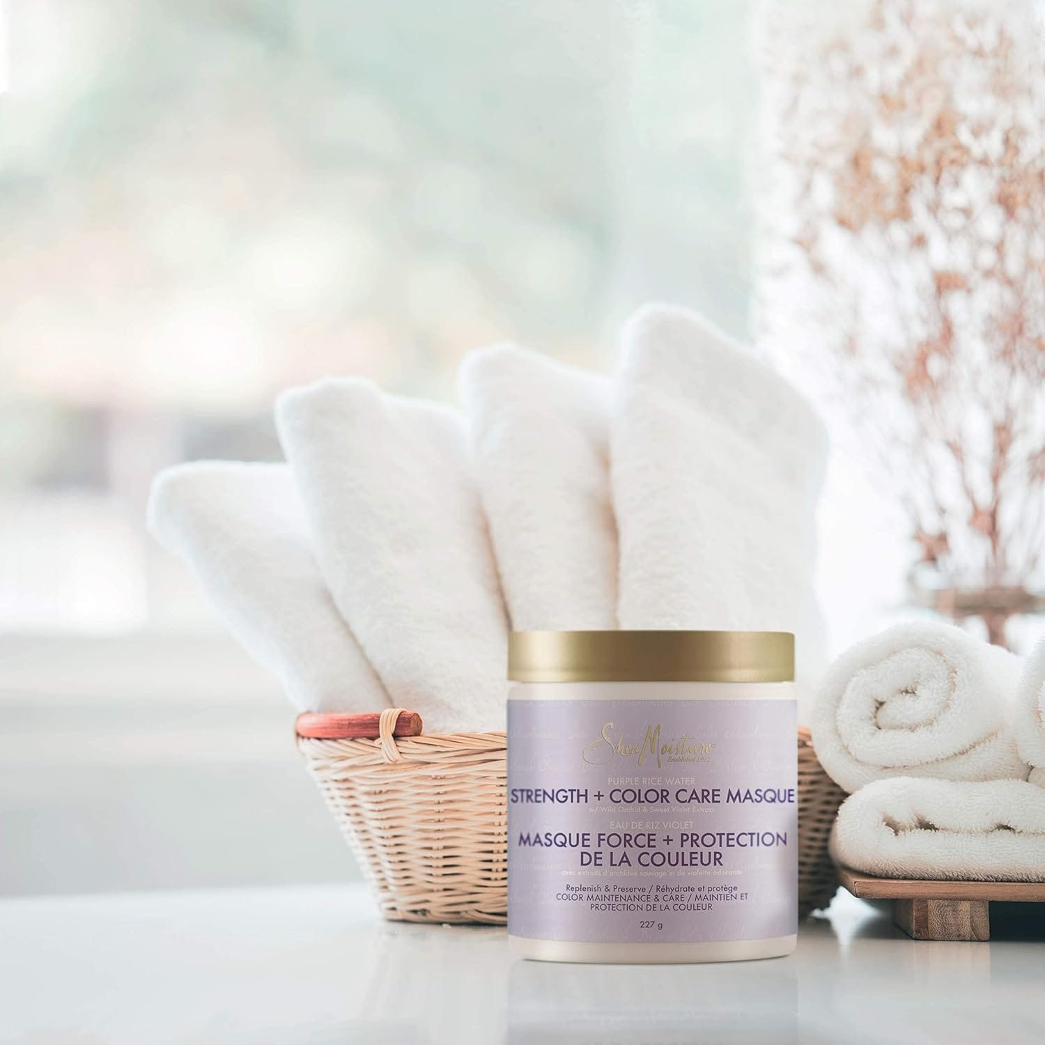 Shea Moisture - Masque force + protection de la couleur - 227g - Shea Moisture - Ethni Beauty Market