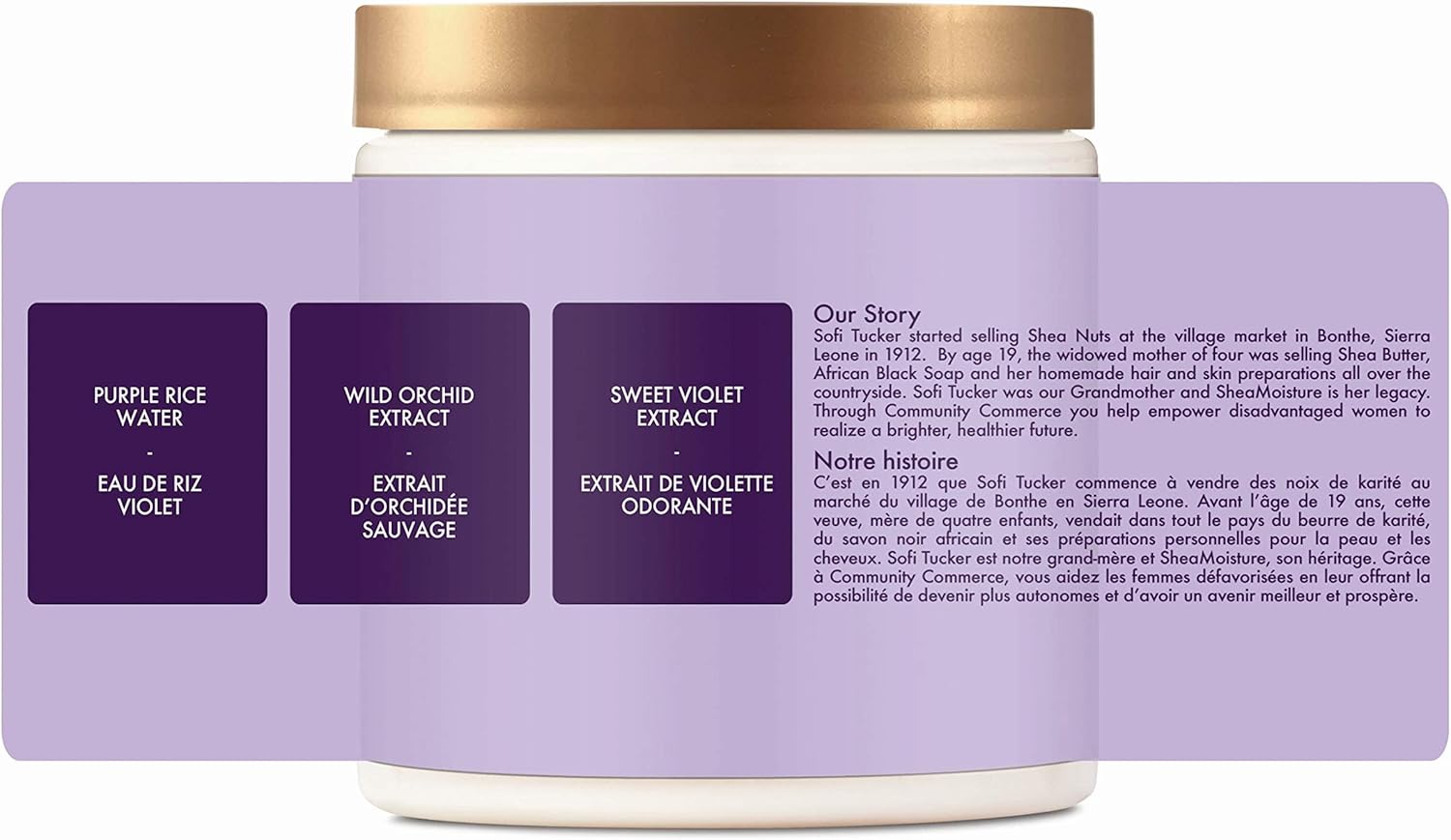 Shea Moisture - Masque force + protection de la couleur - 227g - Shea Moisture - Ethni Beauty Market