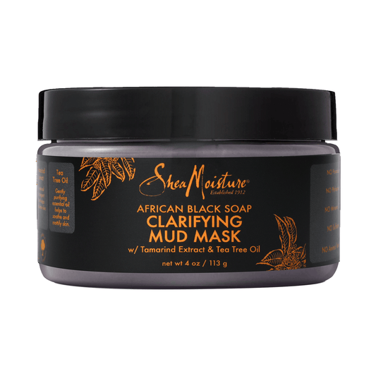 Shea Moisture Masque Visage Shea Moisture - African Black Soap - Masque visage "clarifying" - 113g