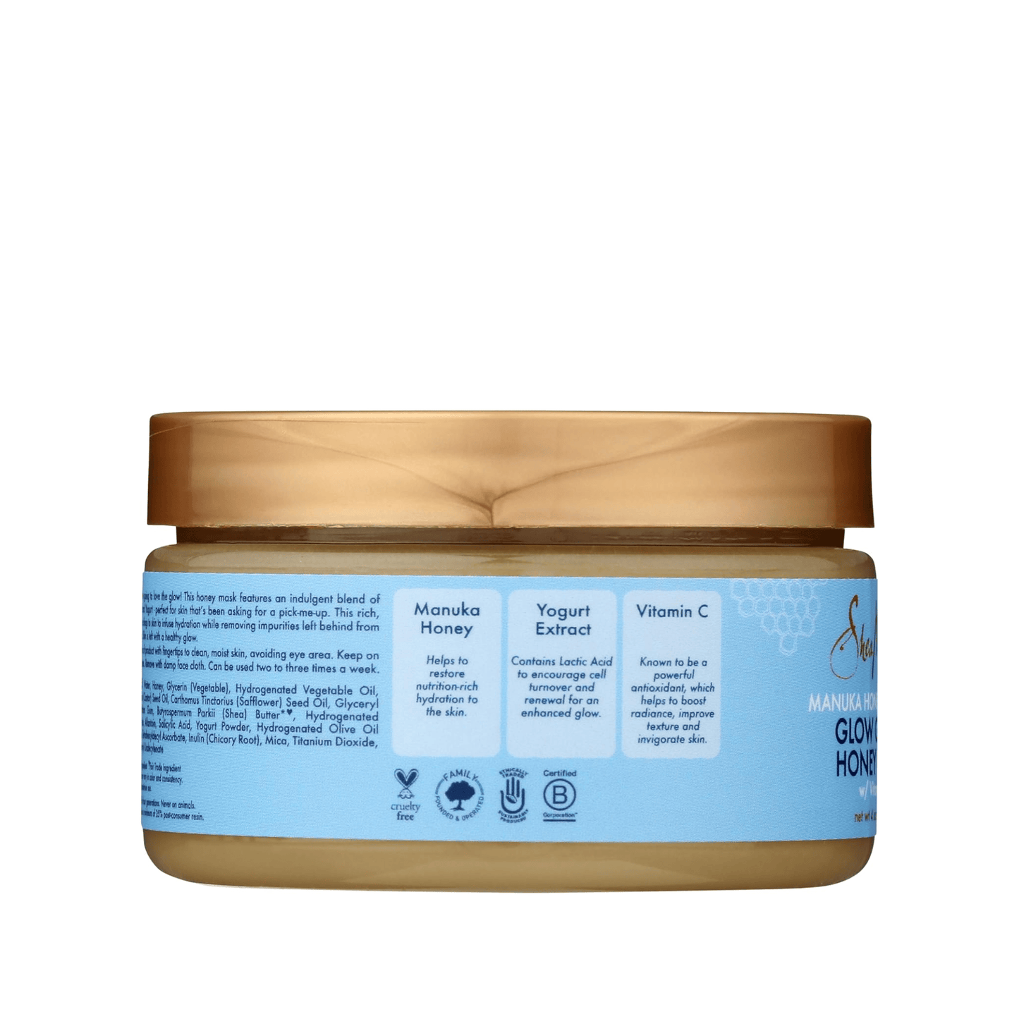Shea Moisture - Manuka honey & yogurt - Masque au miel "Glow getter" - 113g - Shea Moisture - Ethni Beauty Market