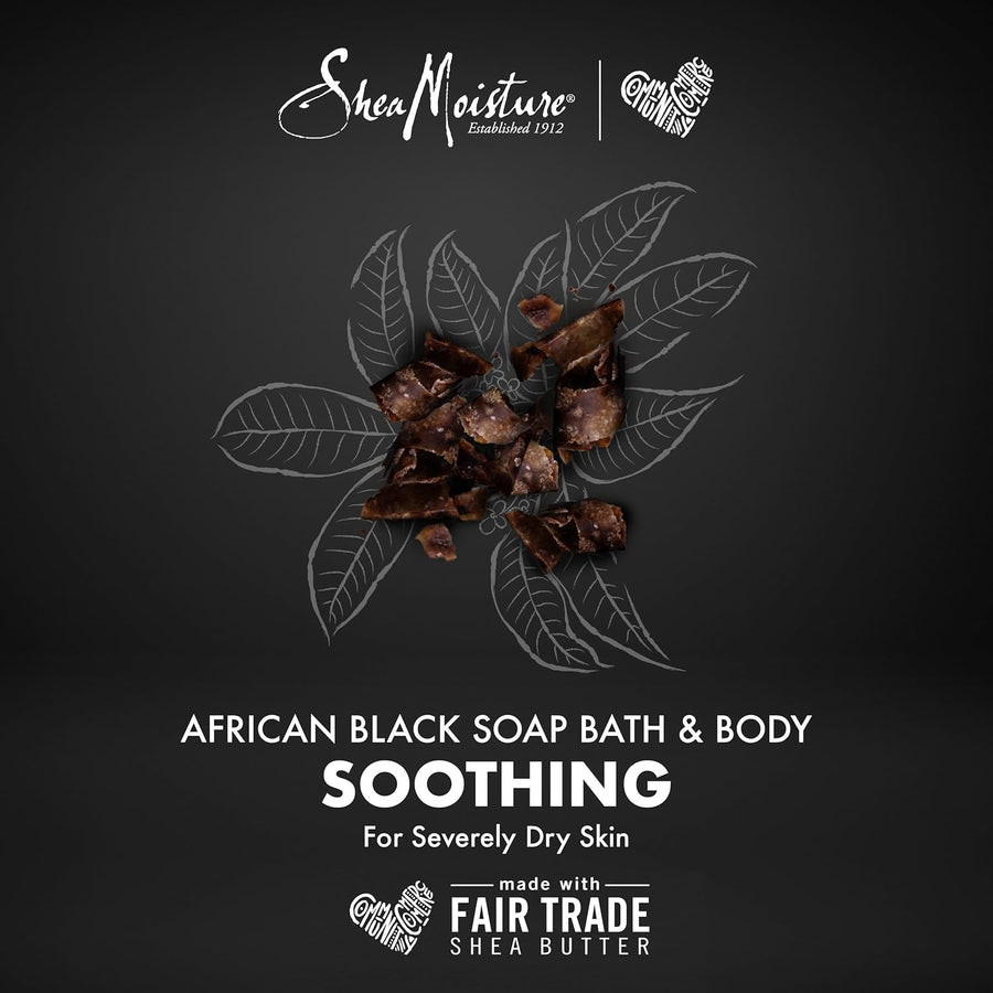 Shea Moisture - African Black Soap - Savon noir africain anti-acné - 99g (1 barre) - Shea Moisture - Ethni Beauty Market