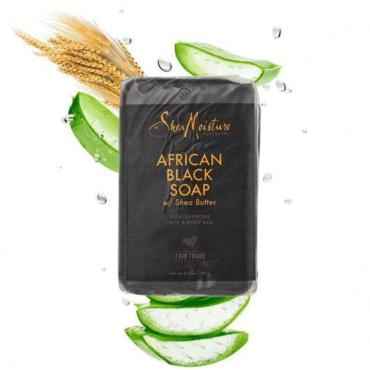 Shea Moisture - African Black Soap - "Anti-imperfection" black soap - 99g - Shea Moisture - Ethni Beauty Market