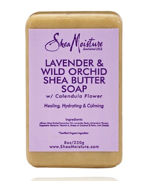 Shea Moisture - Savon Au Beurre De Karité Lavande Et Orchidée Sauvage 230G - Shea Moisture - Ethni Beauty Market