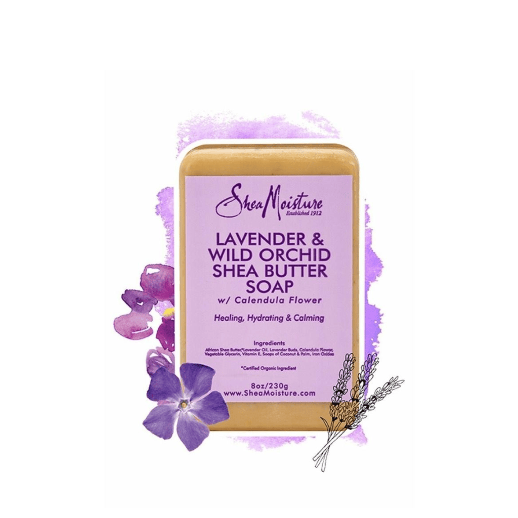Shea Moisture - Savon Au Beurre De Karité Lavande Et Orchidée Sauvage 230G - Shea Moisture - Ethni Beauty Market