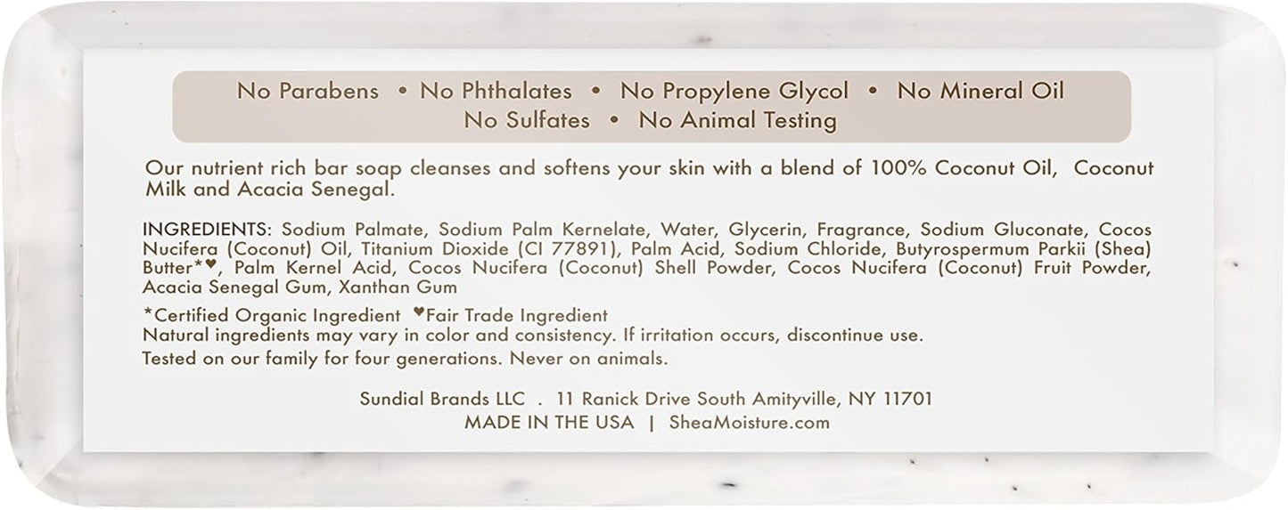 Shea Moisture - Savon "Coco & Karité" 100% Virgin Coconut Oil - Hydratation Quotidienne 230G - Shea Moisture - Ethni Beauty Market