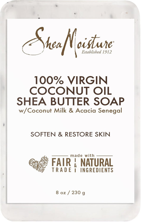 Shea Moisture - Savon "Coco & Karité" 100% Virgin Coconut Oil - Hydratation Quotidienne 230G - Shea Moisture - Ethni Beauty Market