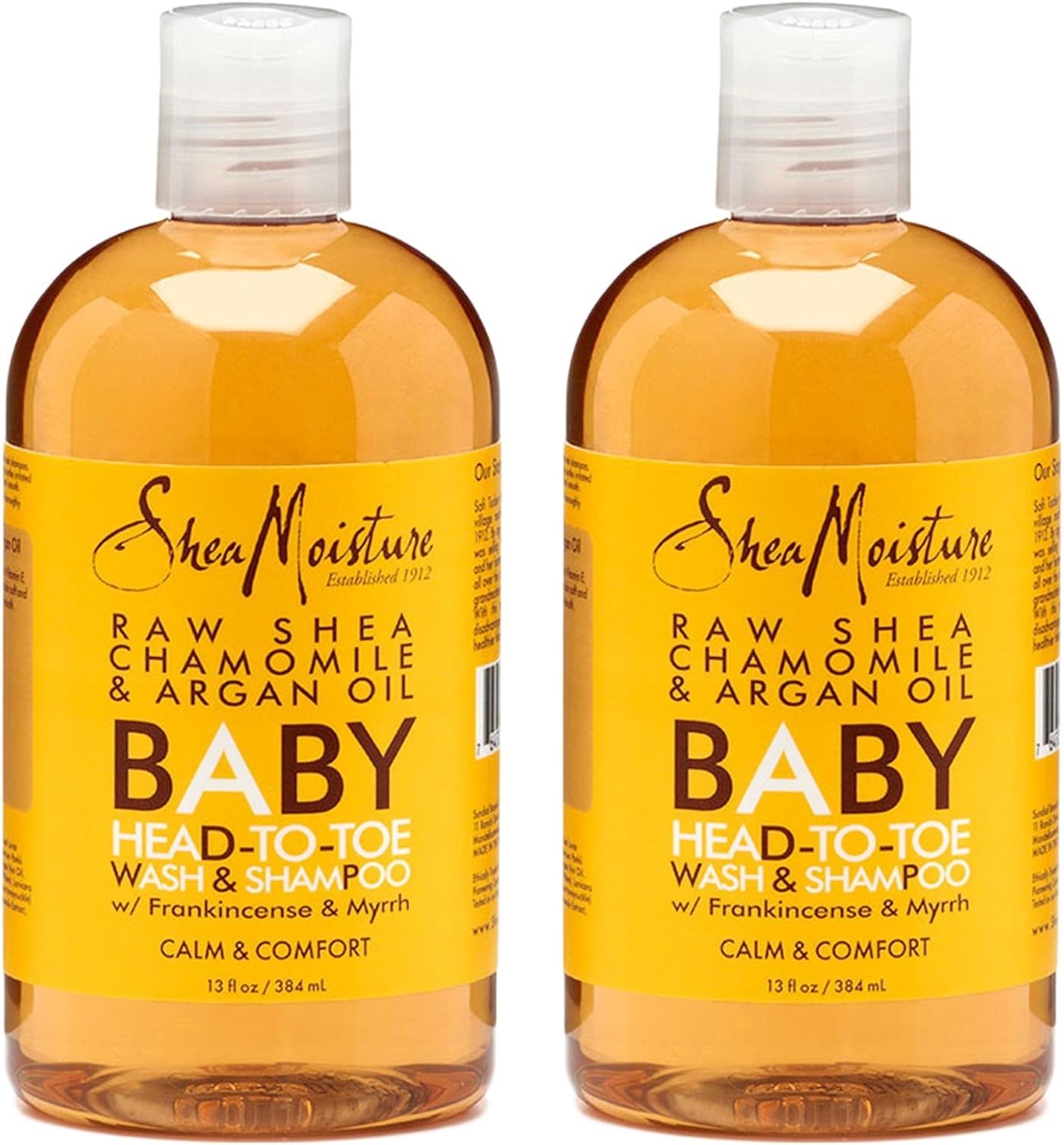 Shea Moisture - Shampoing 2 En 1 Pour Bébé Au Beurre De Karité Brut 384ml - Shea Moisture - Ethni Beauty Market