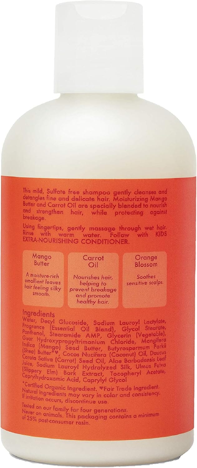 Shea Moisture - Extra Nourishing Shampoo For Children Mango & Carrot - 237ml - Shea Moisture - Ethni Beauty Market