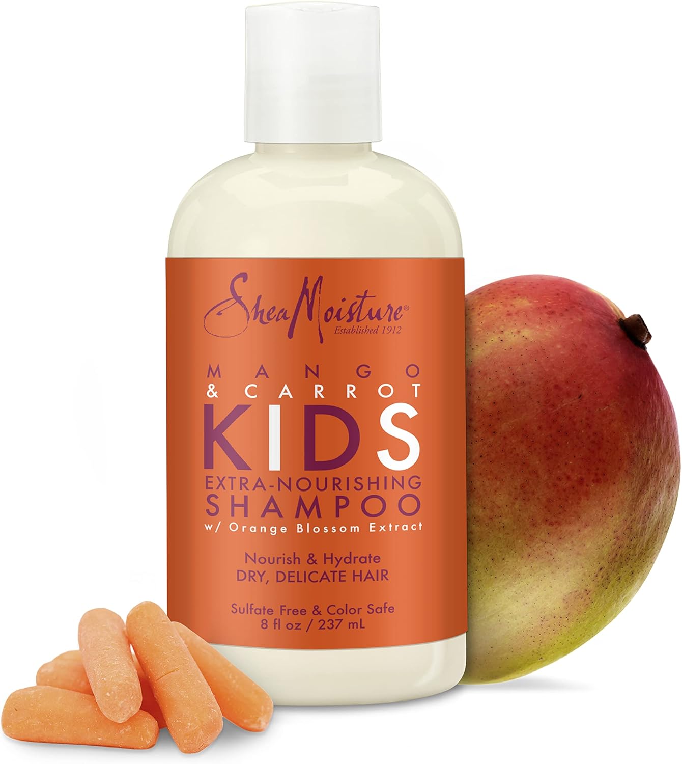 Shea Moisture - Extra Nourishing Shampoo For Children Mango & Carrot - 237ml - Shea Moisture - Ethni Beauty Market