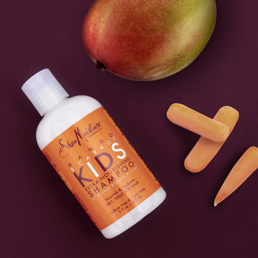 Shea Moisture - Extra Nourishing Shampoo For Children Mango & Carrot - 237ml - Shea Moisture - Ethni Beauty Market