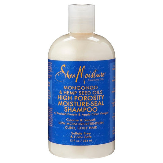 Shea Moisture - Shampoing Pour Cheveux À Forte Porosité Mongongo & Graines De Chanvre 384ml - Shea Moisture - Ethni Beauty Market