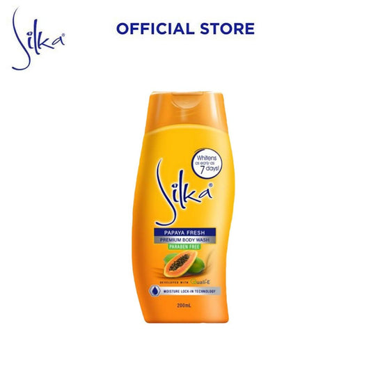 Silka - Gel Douche à La Papaye "Body Wash Premium Papaya" 200ml - Silka - Ethni Beauty Market