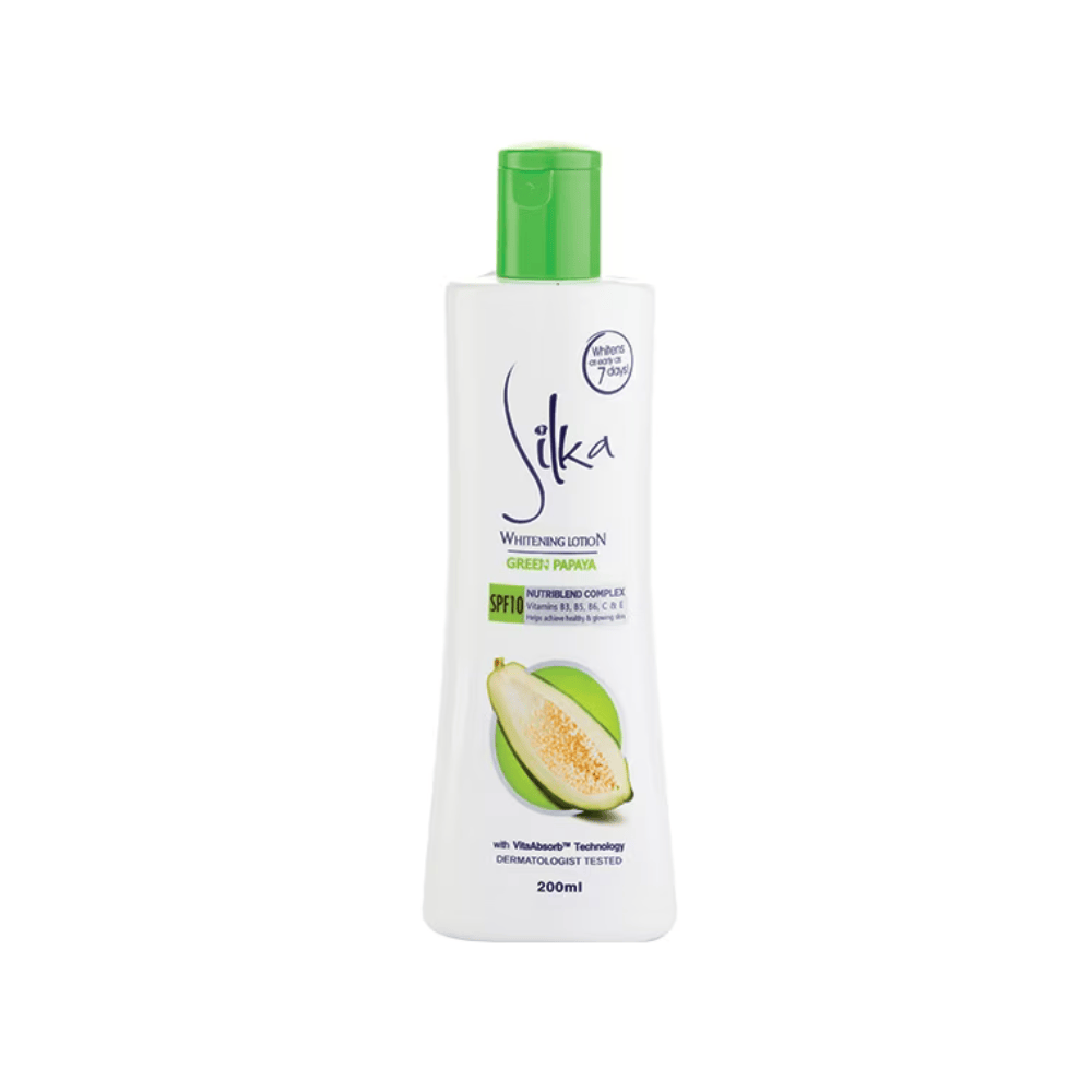 Silka Lotion Corporelle Silka - Lotion éclaircissante SPF10 "green papaya" - 200ml