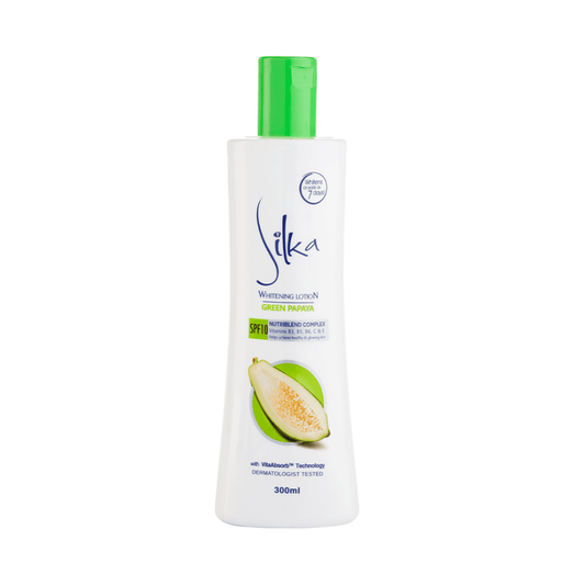 Silka - Lotion éclaircissante SPF10 "Green Papaya" - 300ml - Silka - Ethni Beauty Market