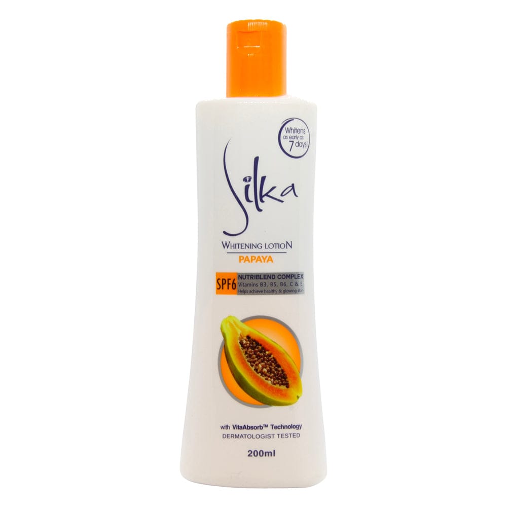 Silka - Lotion éclaircissante SPF6 "papaya" - 300ml - Silka - Ethni Beauty Market