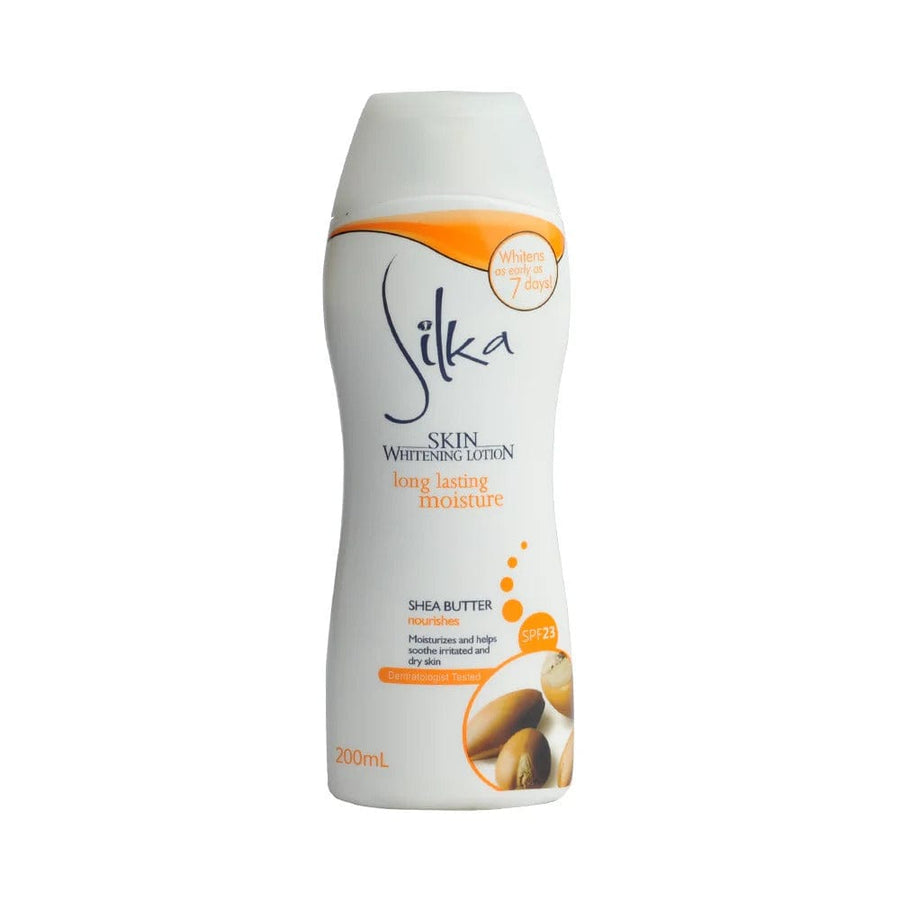 Silka - Lotion Hydratante Pour La Peau Shea Butter SPF23 "Skin Whitening Lotion Long Lasting" 200 ML - Silka - Ethni Beauty Market