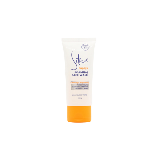 Silka - Papaya Foaming Face Wash 50 ml - Silka - Ethni Beauty Market