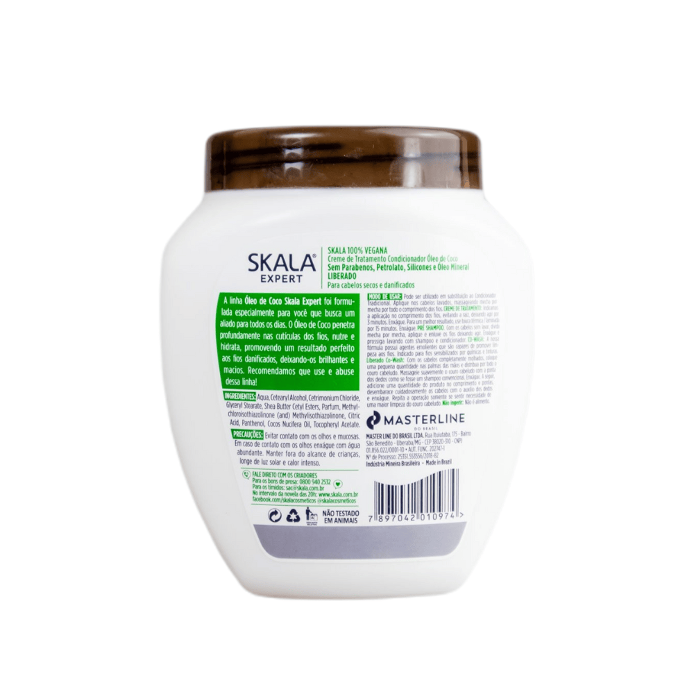 Skala - Crème Capillaire à L'huile de Coco et Oleo "Oleo De Coco Treatment" 1000g - SKALA - Ethni Beauty Market