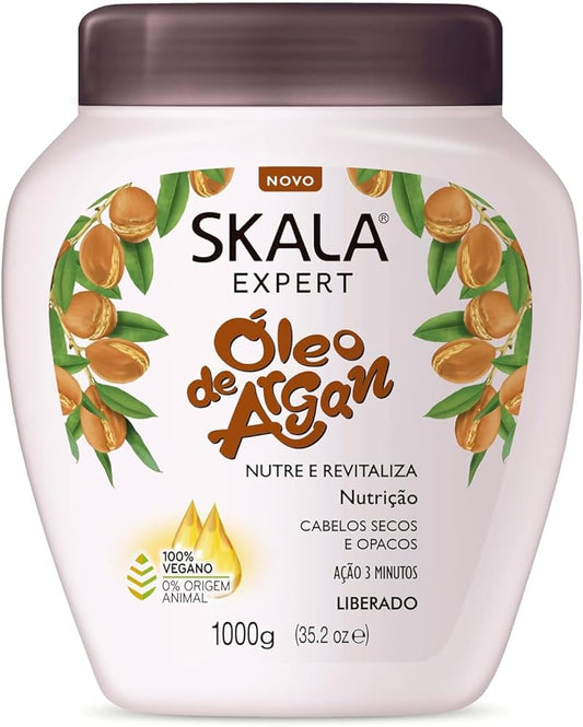 SKALA Crème Capillaire Skala Expert -  Crème Revitalisante Oleo De Argan Marroquino Treatment - 1000g