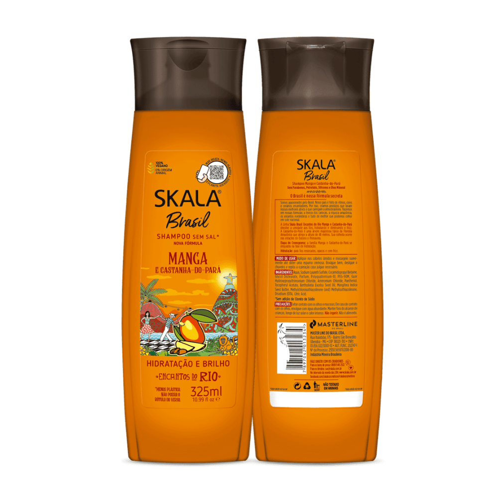 Skala Expert - Shampoing Mangue et Castanha "Manga e Castanha do Para Shampoo" - 325ml - SKALA - Ethni Beauty Market