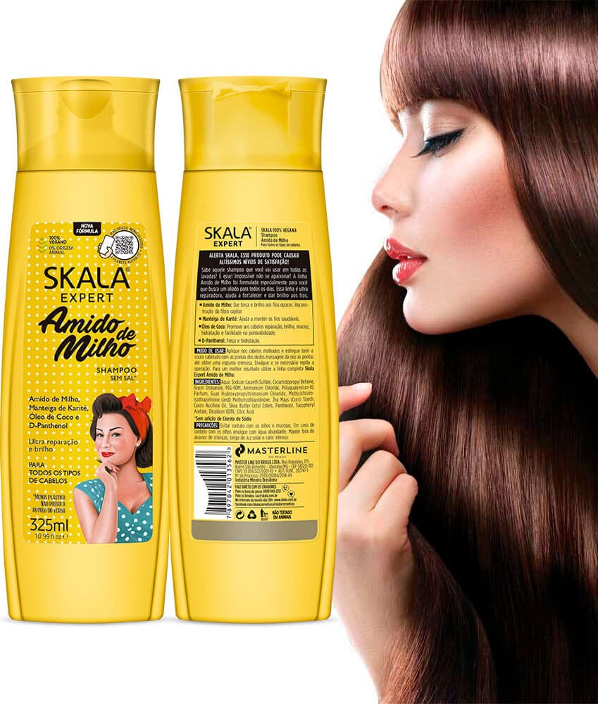 Skala - Shampoing Amidon de Maïs - 325ml - SKALA - Ethni Beauty Market