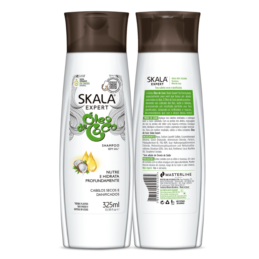 Skala - Shampoo Brillance et Hydratation Intense Huile de Coco "Oleo de Coco Shampoo" 325ml - SKALA - Ethni Beauty Market