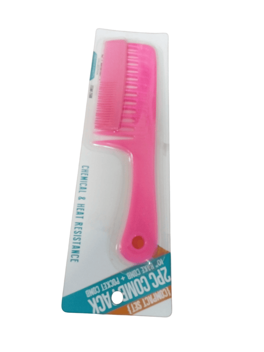 Stella Collection - Peignes Stella Couleur Rose ITEM #250 - STELLA COLLECTION - Ethni Beauty Market