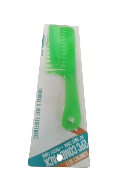 Stella Collection - Peignes Stella Couleur Verte ITEM #2508 - STELLA COLLECTION - Ethni Beauty Market