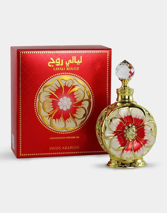 Swiss Arabian Eau de Parfum Swiss Arabian – LAYALI ROUGE –  Huile de parfum Femme 15ml