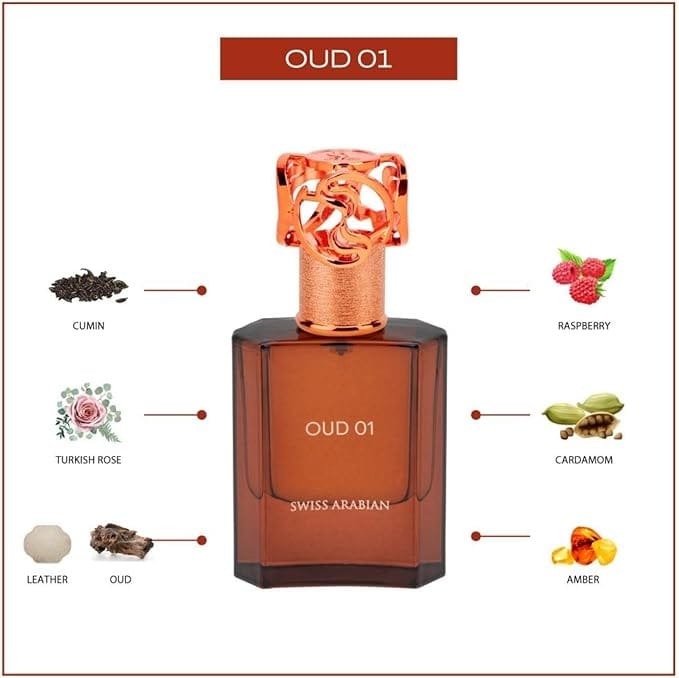 Swiss Arabian - Oud 01 - Parfum unisexe - 50ml - Swiss Arabian - Ethni Beauty Market