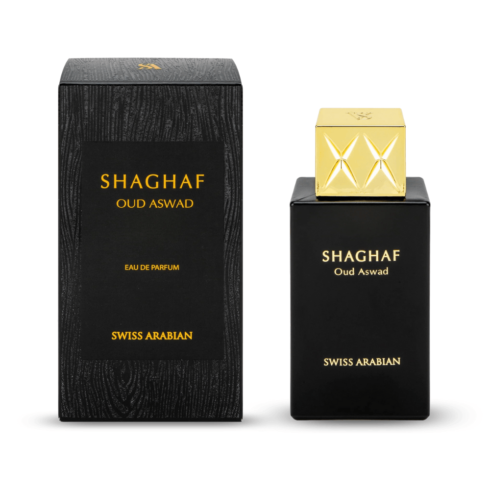 Swiss Arabian - SHAGHAF OUD ASWAD Eau de parfum unisexe - 75ML - Swiss Arabian - Ethni Beauty Market