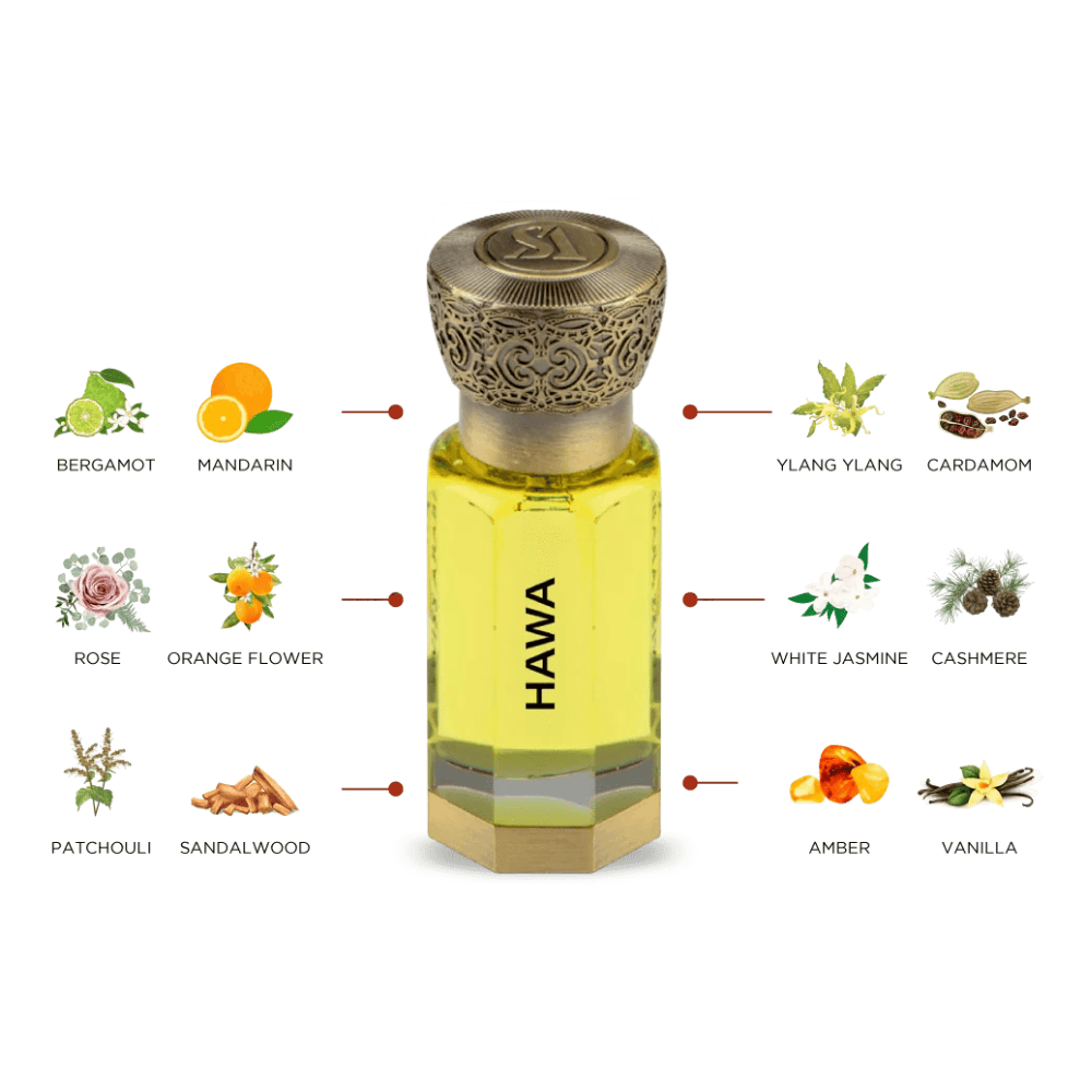 Swiss Arabian – HAWA- Huile de parfum Unisexe 12ml - Swiss Arabian - Ethni Beauty Market
