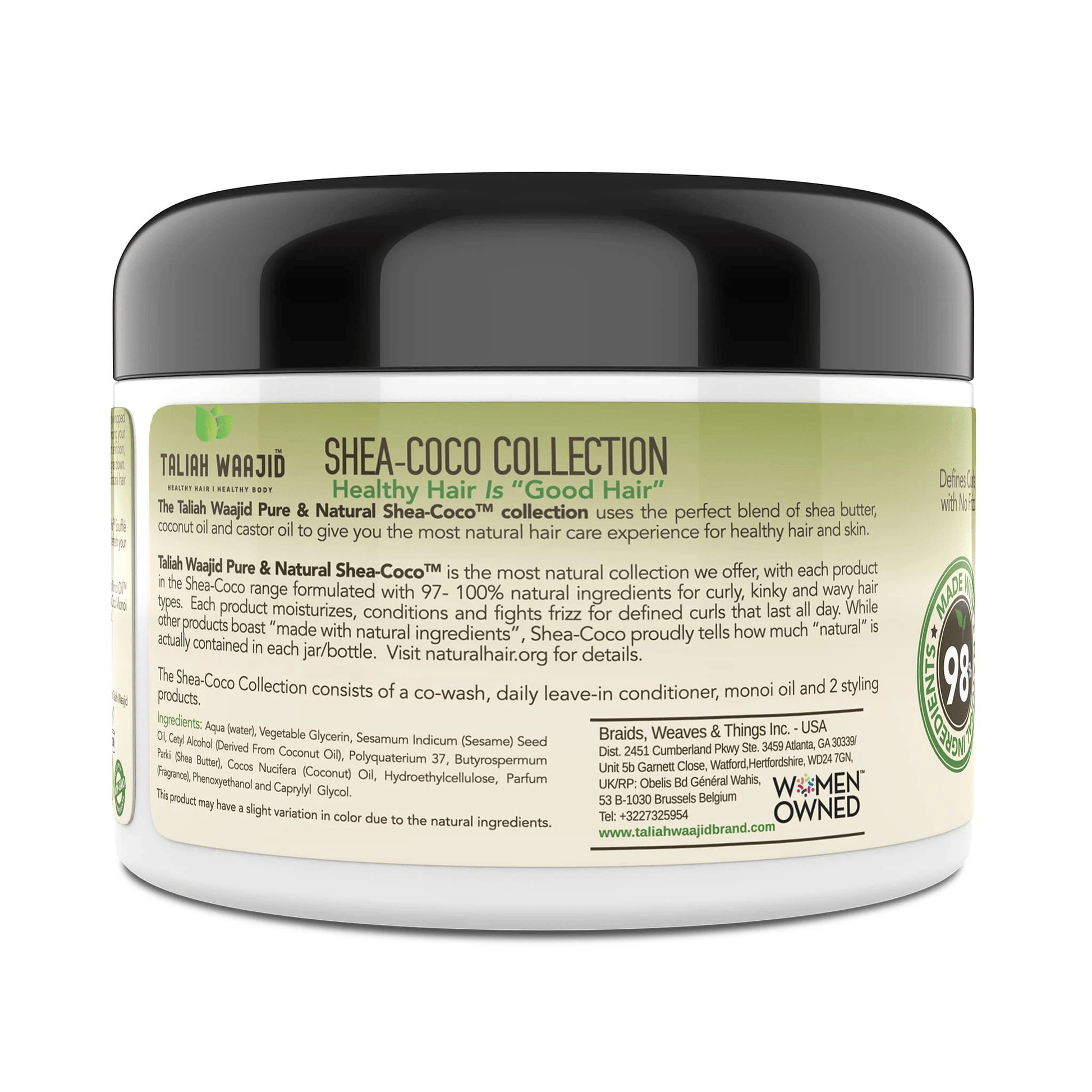 Taliah Waajid - Shea Coco - Crème coiffante "curly soufflé" - 237ml - Taliah Waajid - Ethni Beauty Market