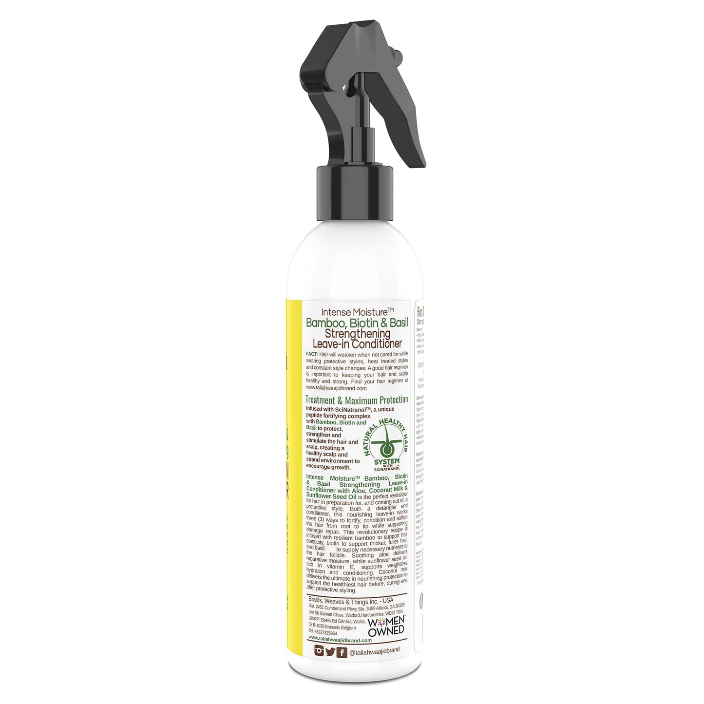 Taliah Waajid - Bamboo and Coconut milk - Leave-in "strengthening" - 237ml (New packaging) - Taliah Waajid - Ethni Beauty Market