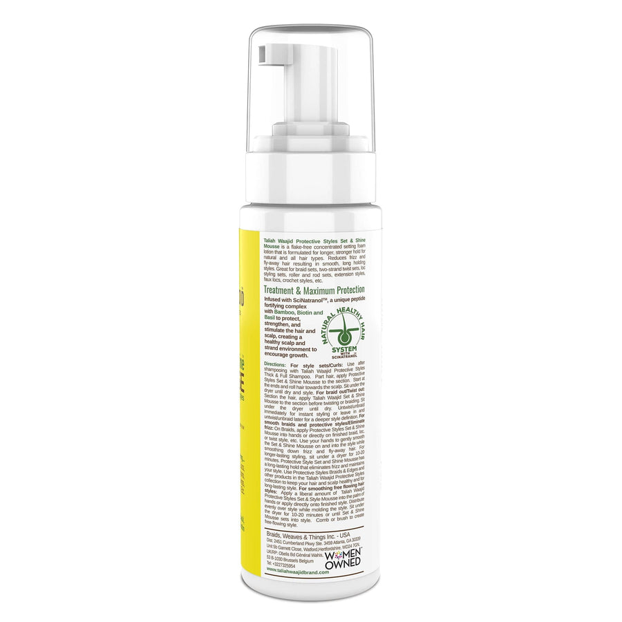 Taliah Waajid - Protective Styles Mousse Coiffante "Set And Shine Mousse" 237ml - Taliah Waajid - Ethni Beauty Market