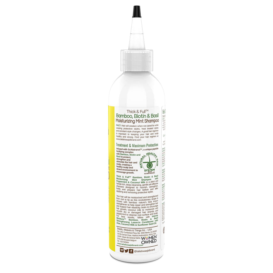 Taliah Waajid - Bamboo Biotin & Basil - Shampoing hydratant "menthe" - 237ml - Taliah Waajid - Ethni Beauty Market