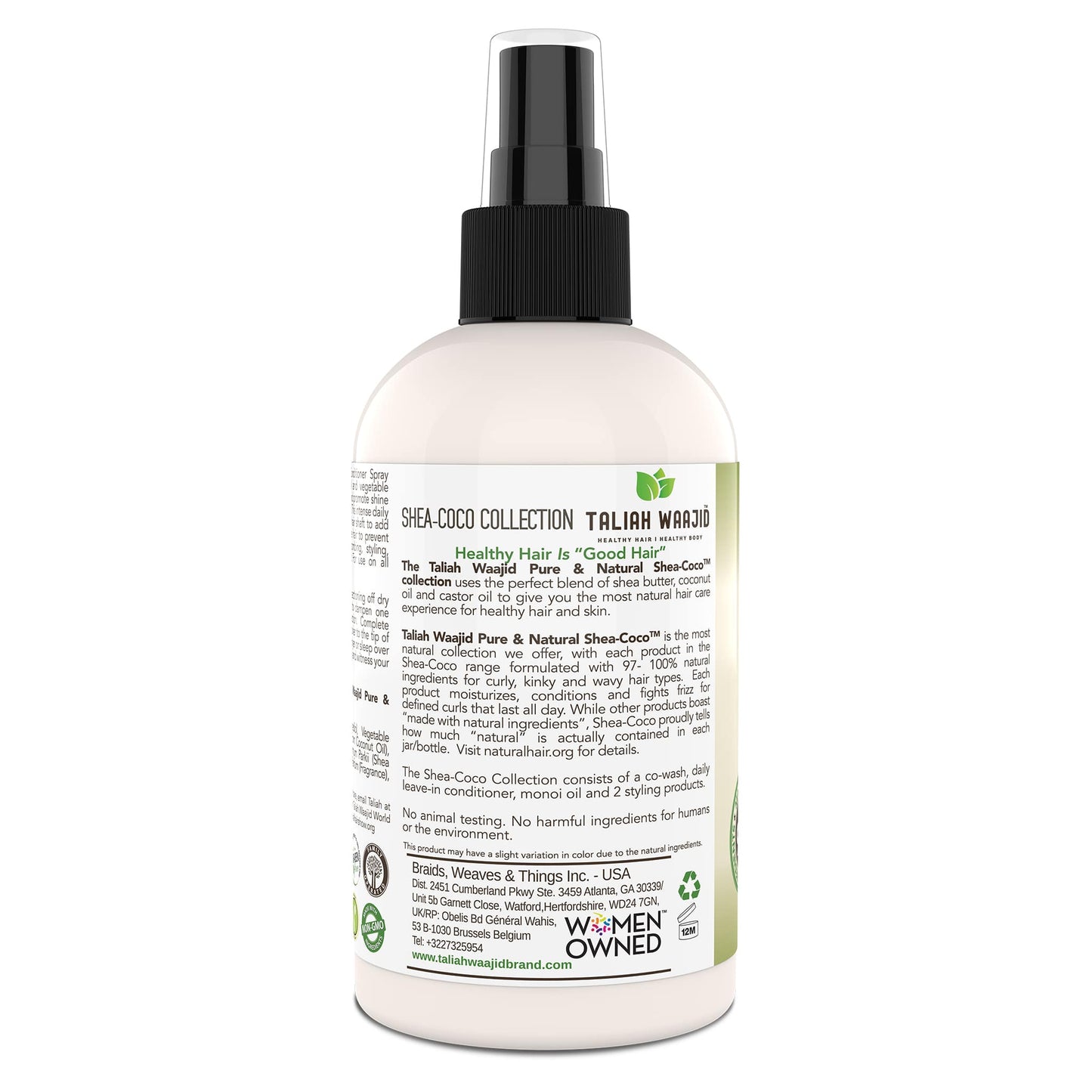 Taliah Waajid - Shea Coco - Spray leave-in "condition" - 237ml - Taliah Waajid - Ethni Beauty Market
