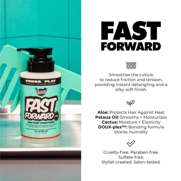 The Doux – FAST FORWARD Après-shampoing protecteur anti-chaleur – 240ml - The Doux Bee-Girl - Ethni Beauty Market