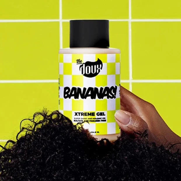 The Doux – BANANAS XTREME HOLD HAIR Gel Coiffant à Tenue Extrême – 354,8ml - The Doux Bee-Girl - Ethni Beauty Market
