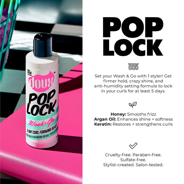 The Doux - Gel Polyvalent Pop Lock Wash+Go 5-Day Curl Forming Glaze 236ml - The Doux Bee-Girl - Ethni Beauty Market