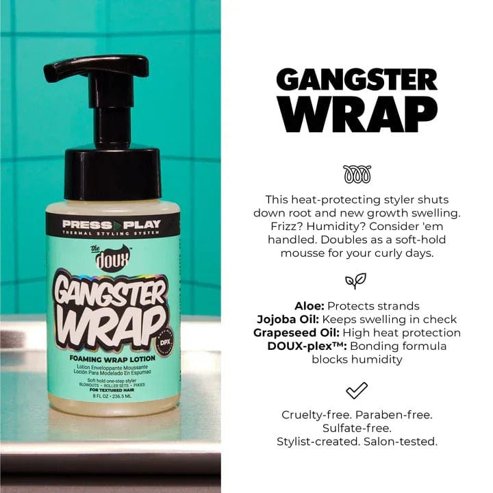 The Doux – GANGSTER WRAP Foaming Fixing Lotion – 236,5 ml - The Doux Bee-Girl - Ethni Beauty Market